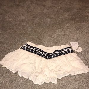 Altar’d State White Flutter Shorts
